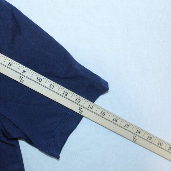 Majestic Men Blue Tee Shirt Cleveland Indians Short Sleeve Coolbase Size Medium - Picture 6 of 8